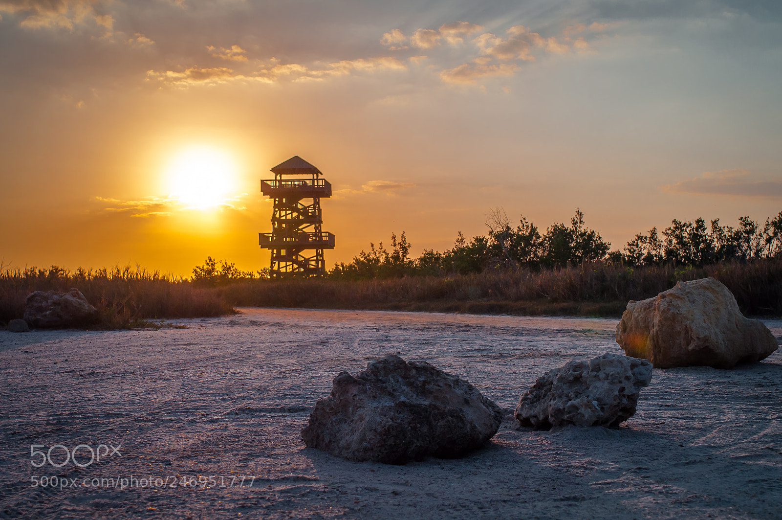 Nikon D5000 sample photo. Lookout tower photography