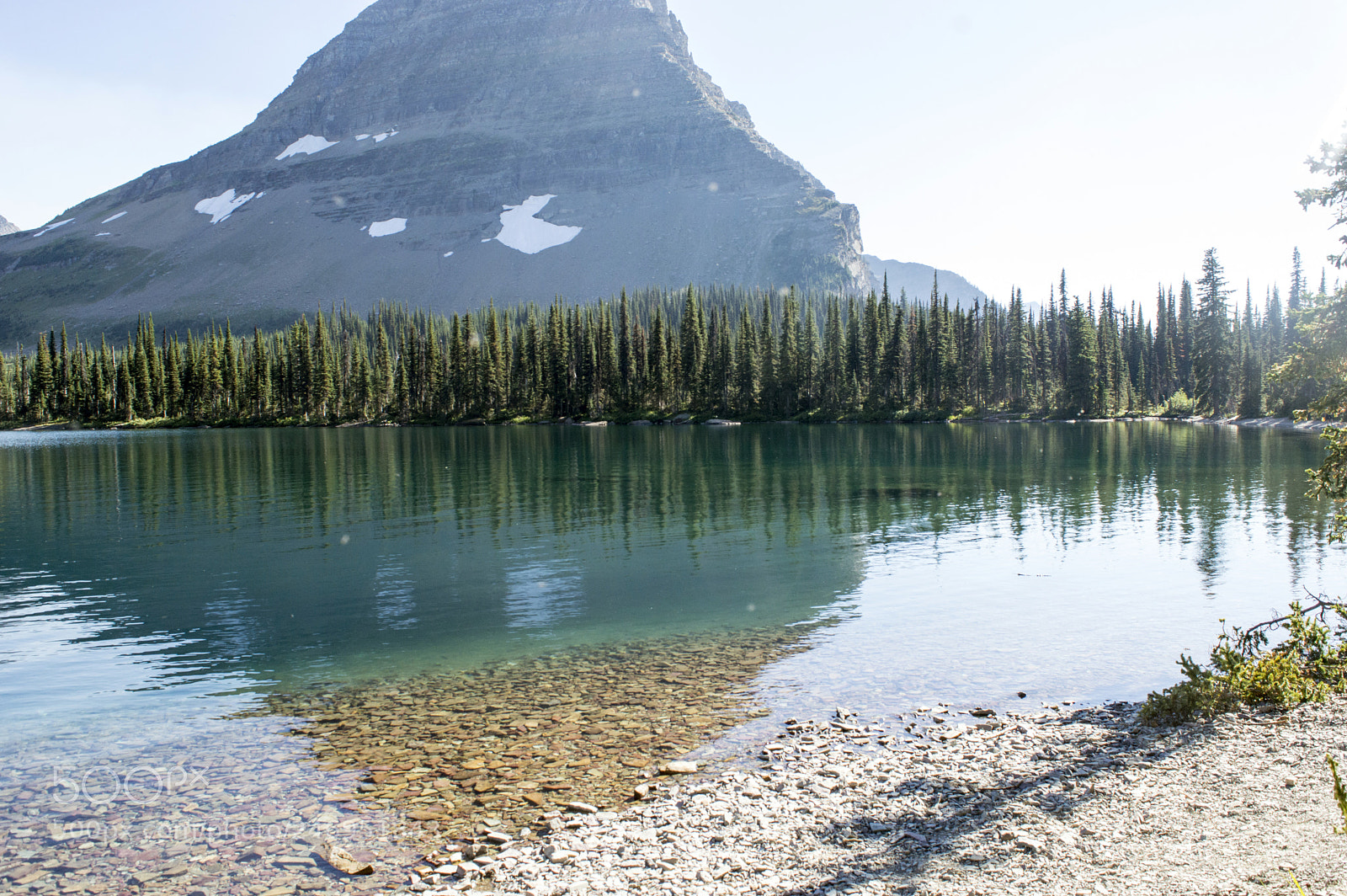 Nikon D3200 sample photo. Hidden lake mountain reflection photography