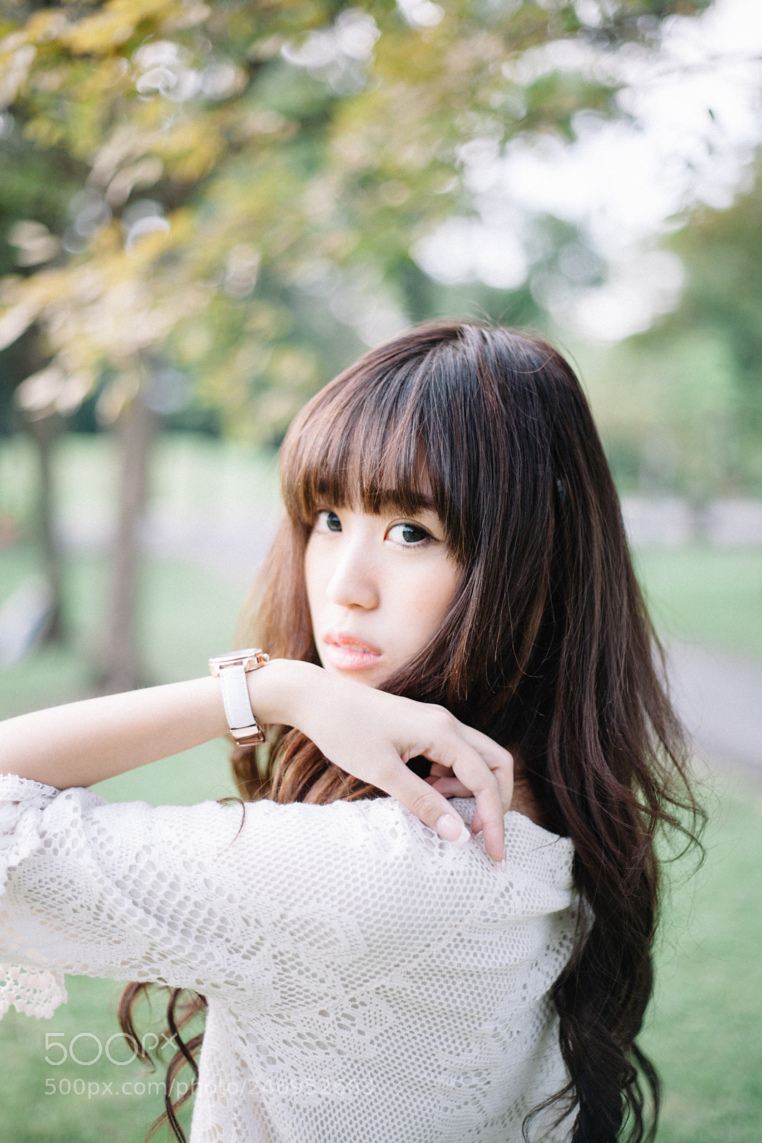 Canon EOS 5D sample photo. Beauty girl in white photography