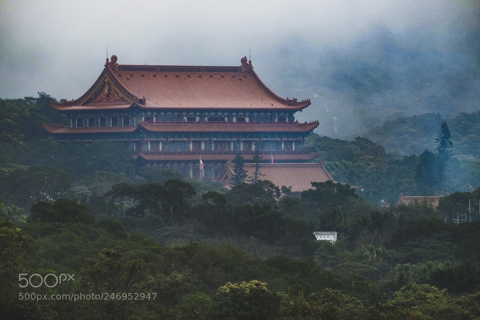 Fujifilm X-T1 sample photo. Po lin monastery photography