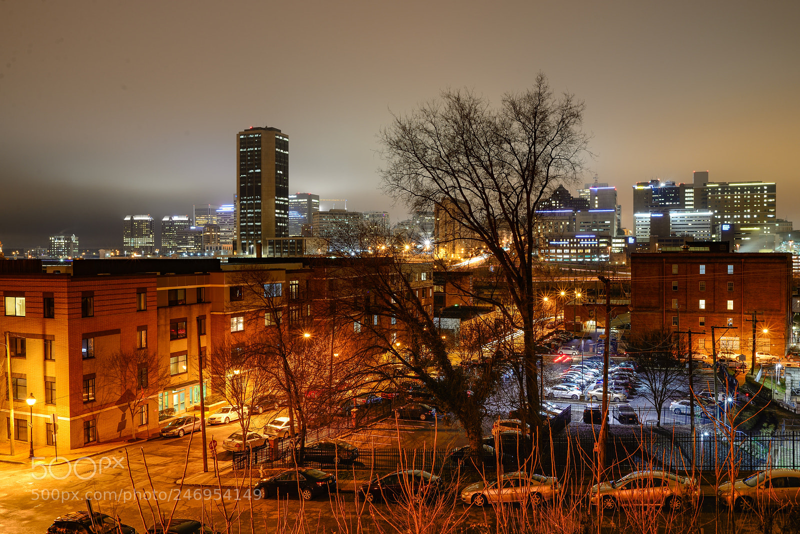 Nikon D610 sample photo. Foggy city view photography