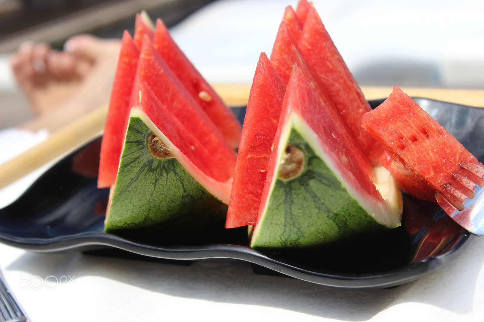 Canon EOS 600D (Rebel EOS T3i / EOS Kiss X5) sample photo. Watermelon wedges photography