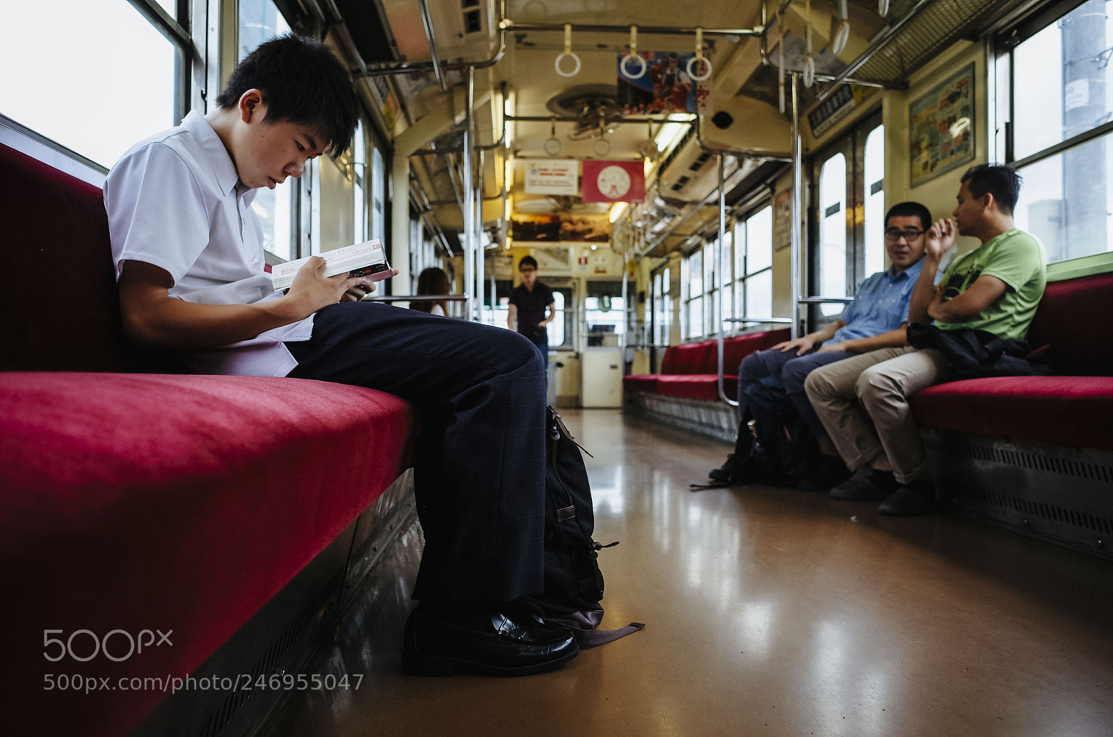 Ricoh GR II sample photo. A student on the photography