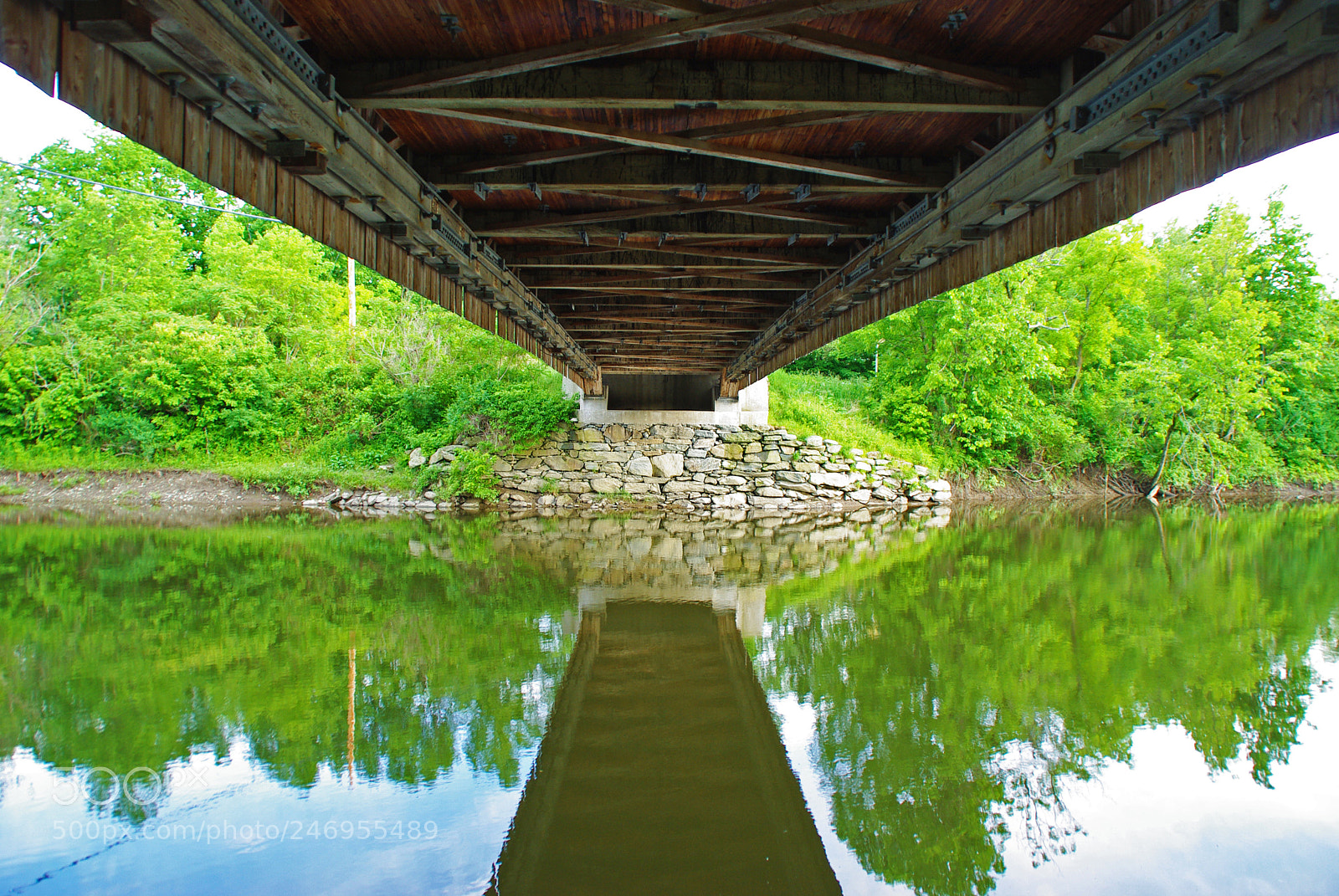 Pentax K200D sample photo. Cambridge bridge downunder photography