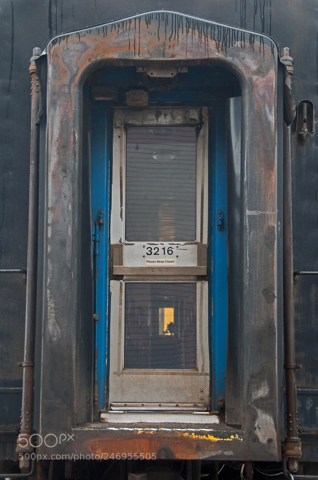 Nikon D90 sample photo. Train door photography