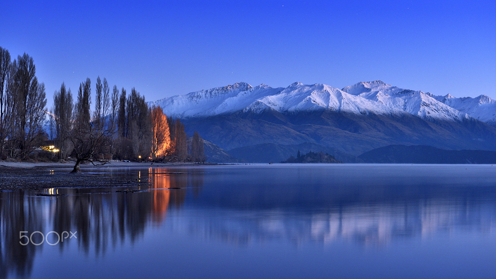 Nikon AF-S Nikkor 24-70mm F2.8G ED sample photo. Lake wanaka in a winter morning photography