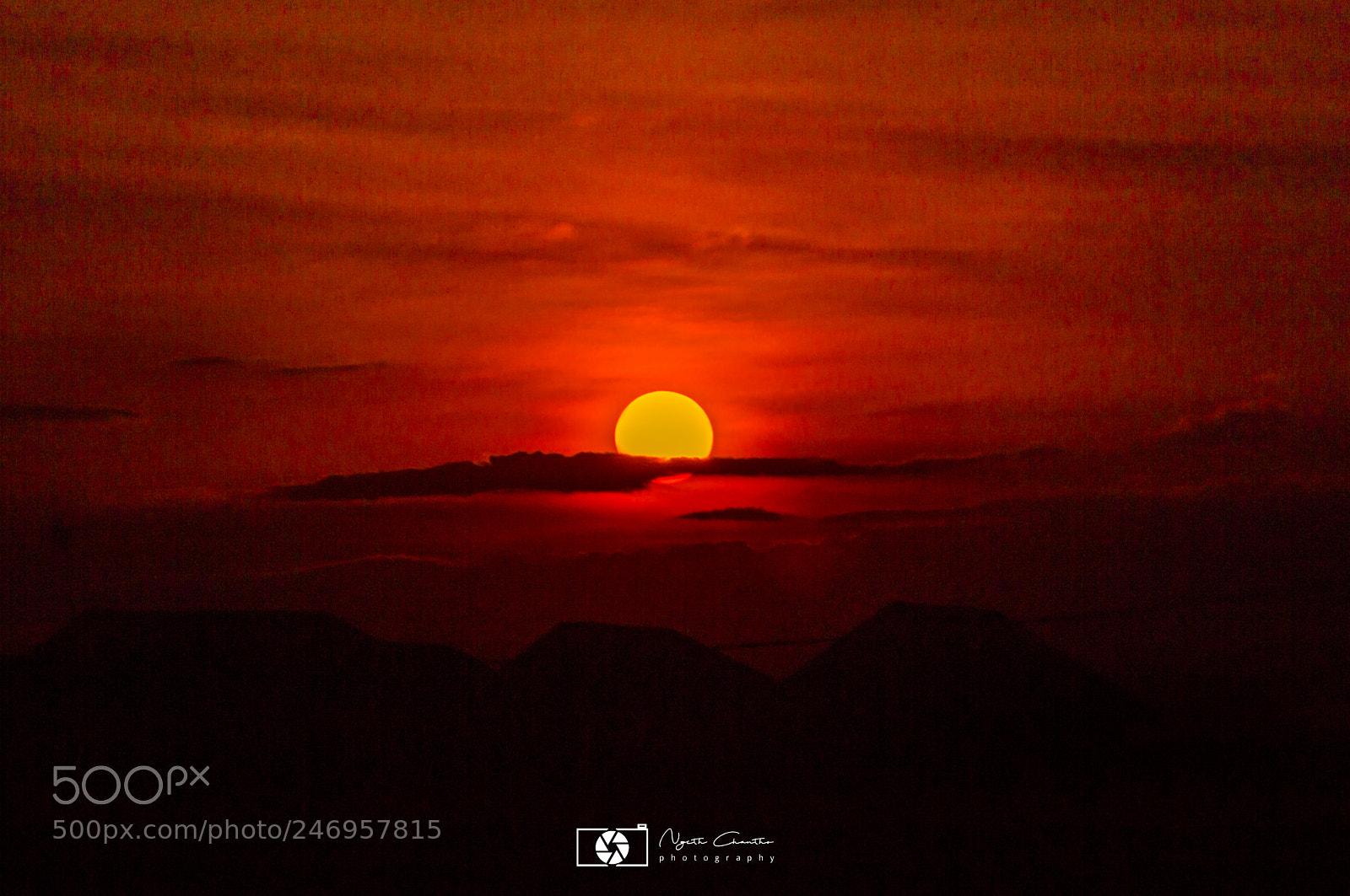 Canon EOS 700D (EOS Rebel T5i / EOS Kiss X7i) sample photo. The red sunset at photography