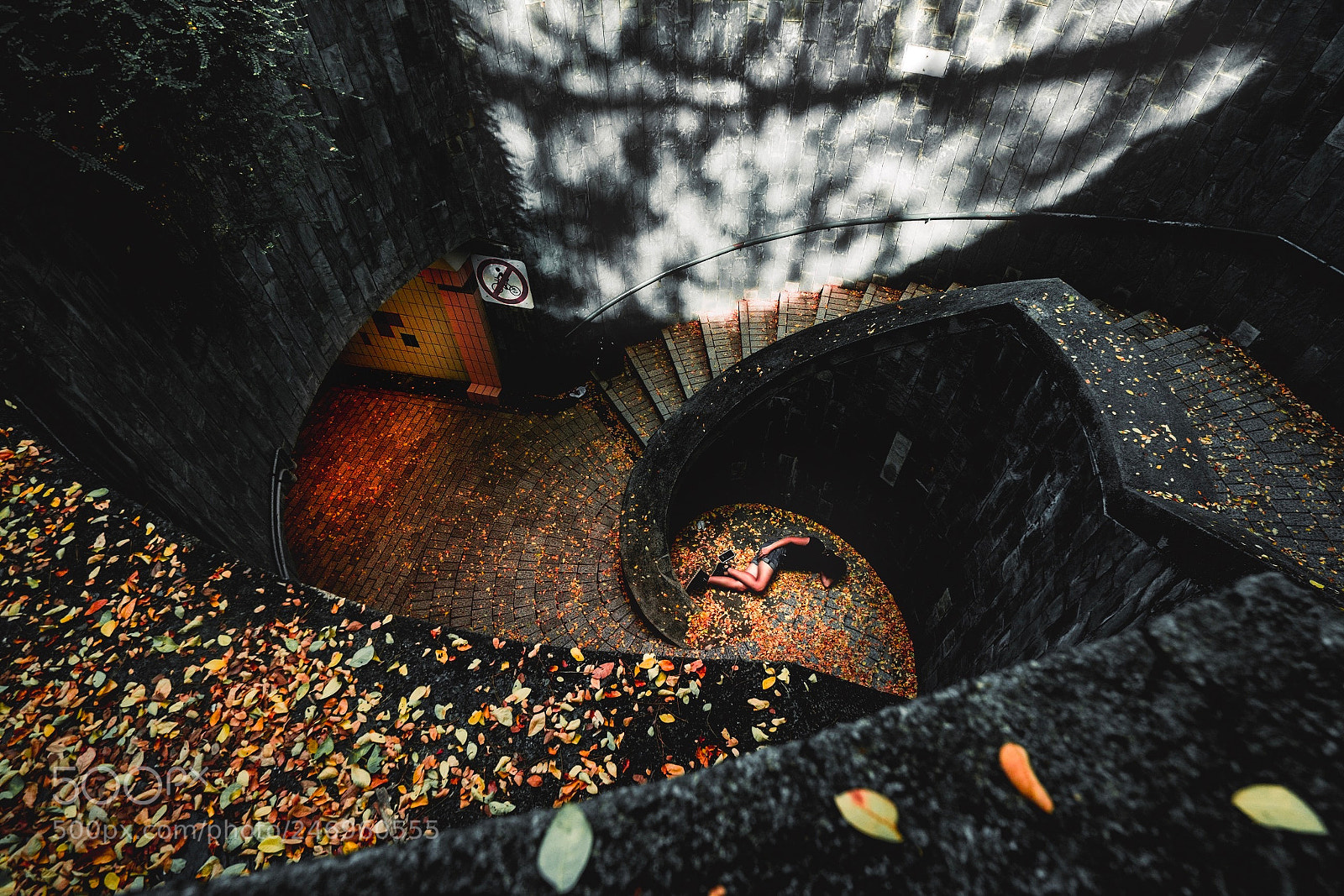 Sony a6300 sample photo. Autum in tunnel photography