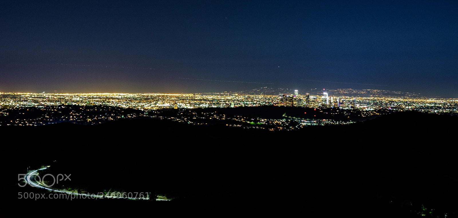 Nikon D500 sample photo. Los angeles city lights photography
