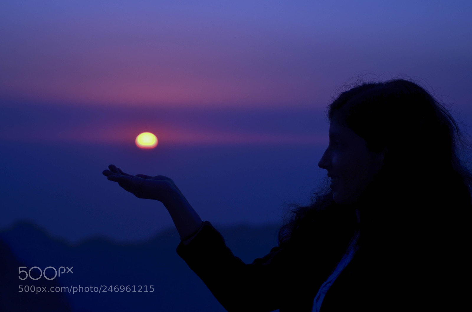 Nikon D5100 sample photo. Blue light photography