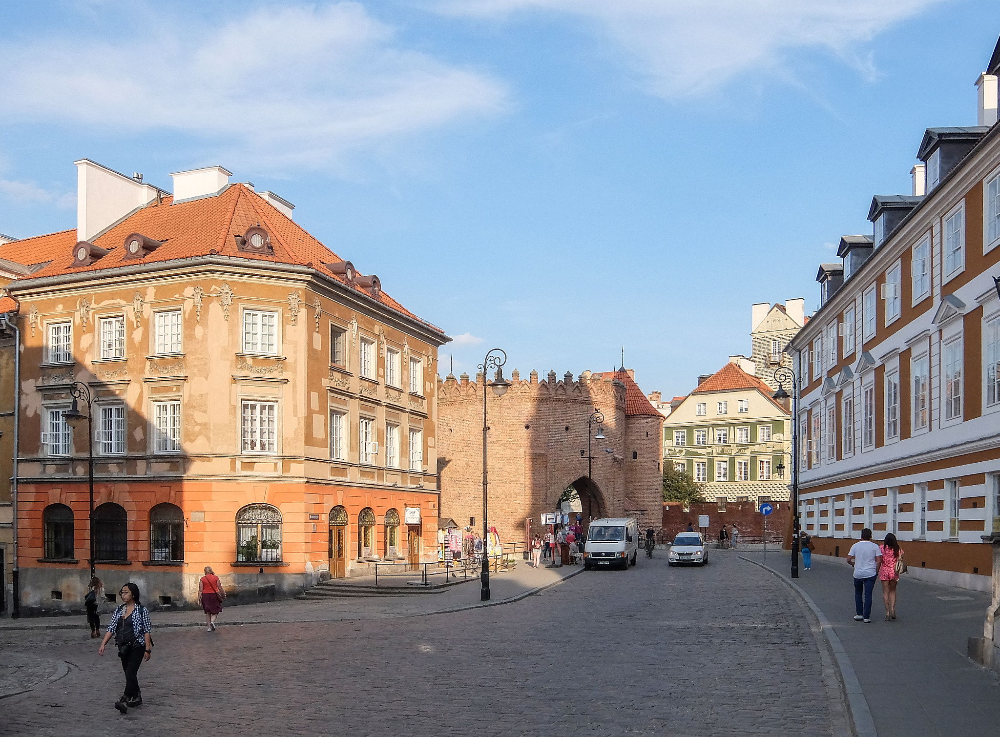 Fujifilm XQ1 sample photo. A street of old warsaw. poland. photography