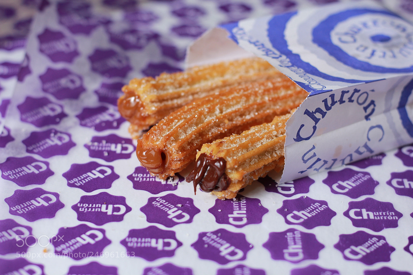 Canon EOS 60D + Canon EF 50mm F1.8 STM sample photo. Churros con nutella photography