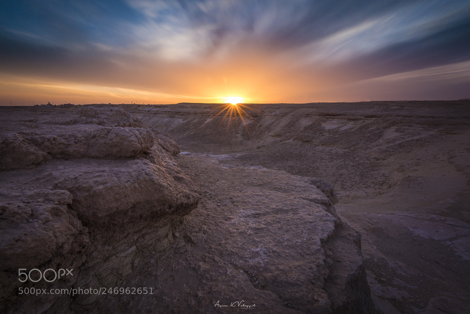 Nikon D810 sample photo. Sunset from riffa, bahrain photography