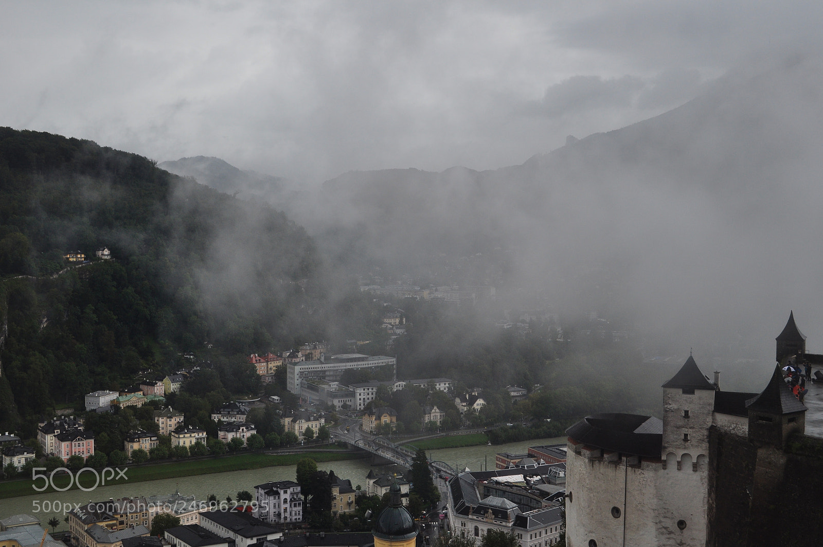 Nikon D5000 sample photo. Salzburg altstadt panorama 02 photography