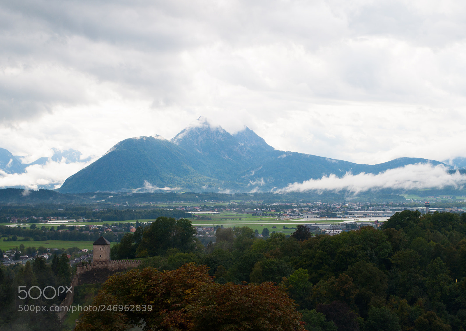 Nikon D5000 sample photo. Valley and alps 01 photography