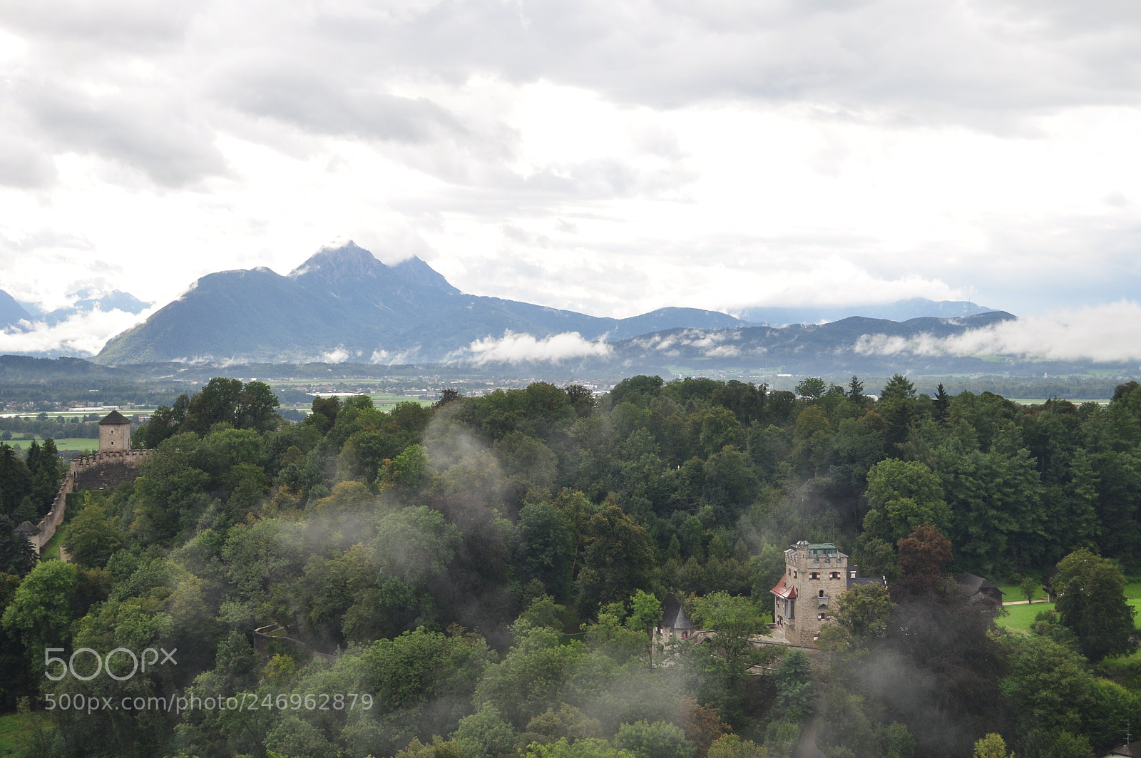 Nikon D5000 sample photo. Valley and alps 02 photography