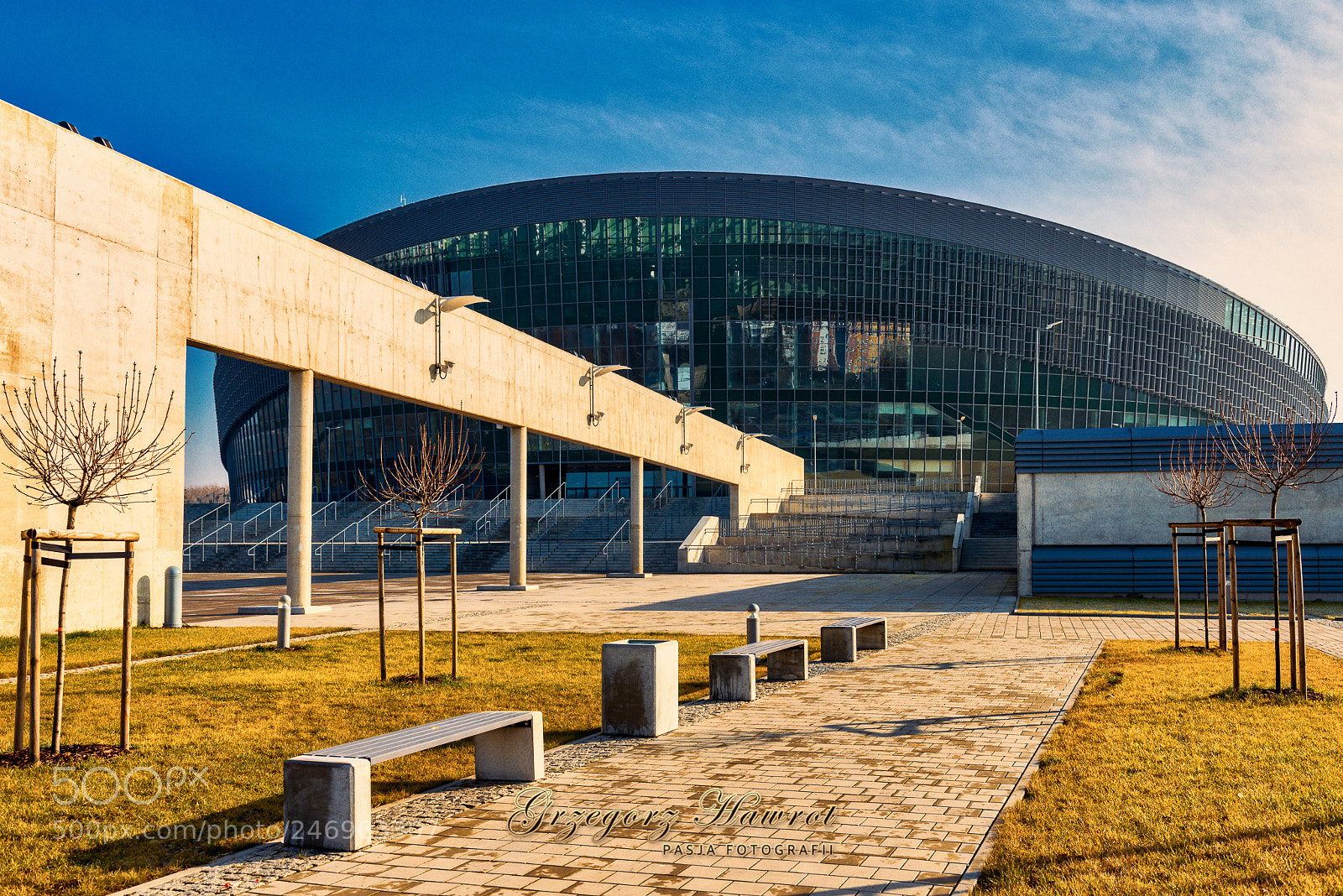 Nikon D800 sample photo. Spojrzenie na halę gliwice photography