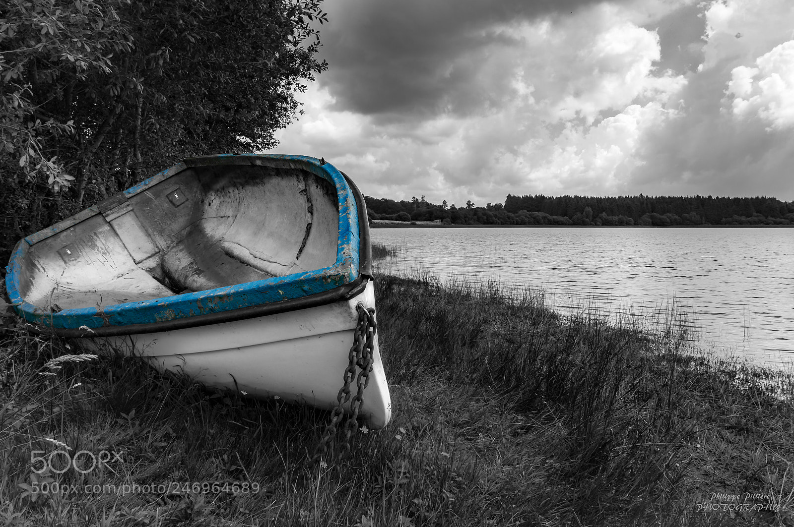 Sony Alpha NEX-5R sample photo. Barque etang de pulv photography