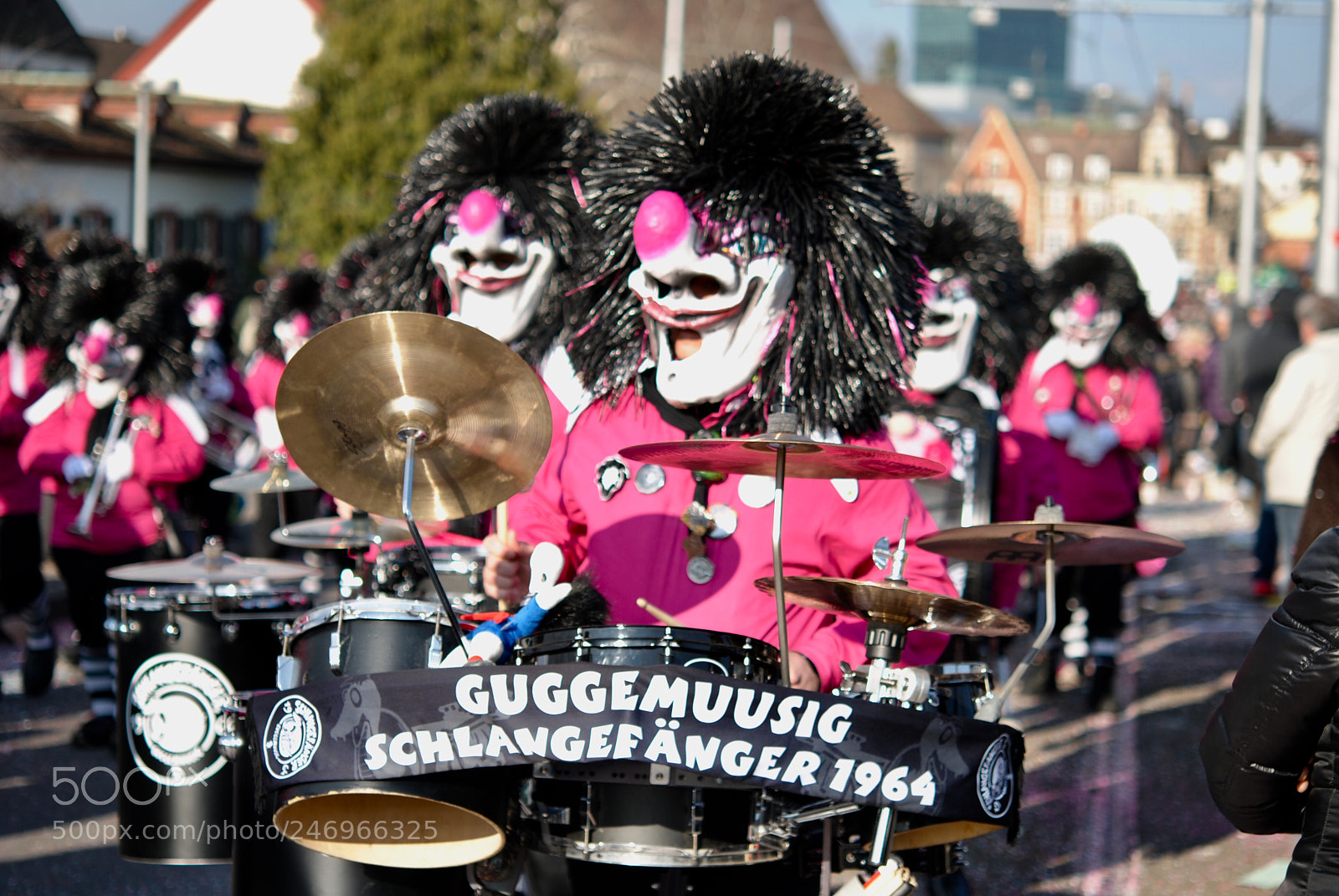 Nikon D3000 sample photo. Basel fasnacht. photography