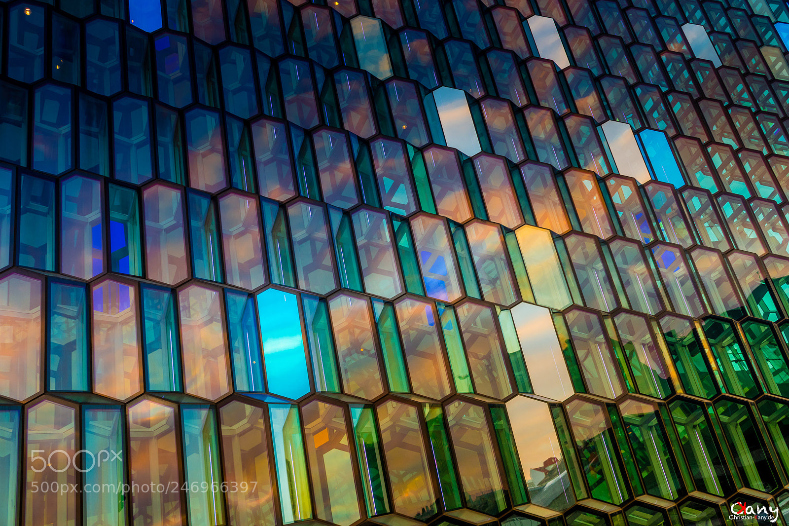 Nikon D7500 sample photo. Harpa windows photography