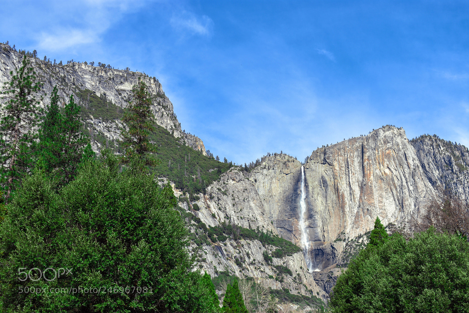 Nikon D3400 sample photo. Yosemite waterfall photography