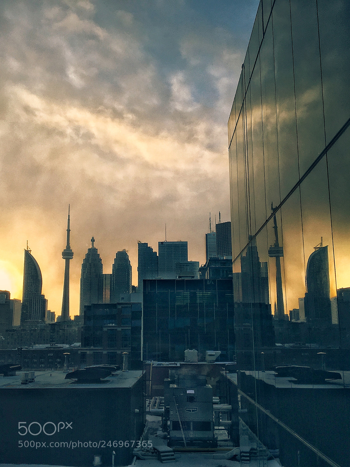 Apple iPhone 6s sample photo. Sunset from the office photography