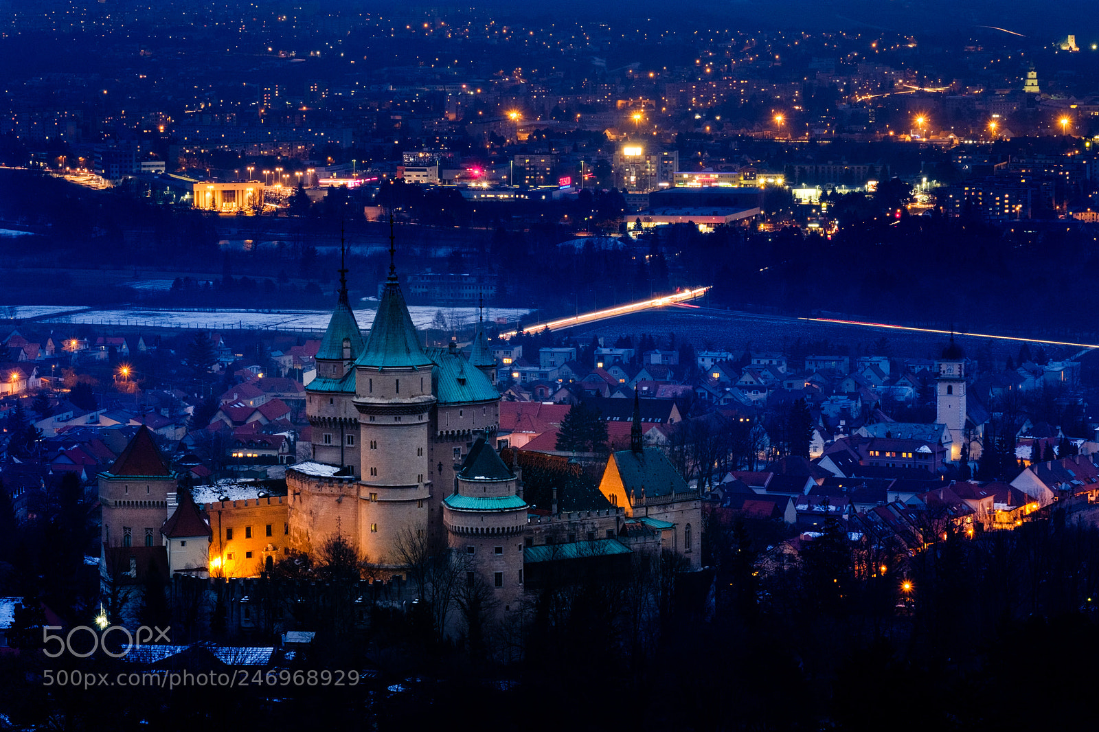 Fujifilm X-T2 sample photo. Bojnice castle at blue photography