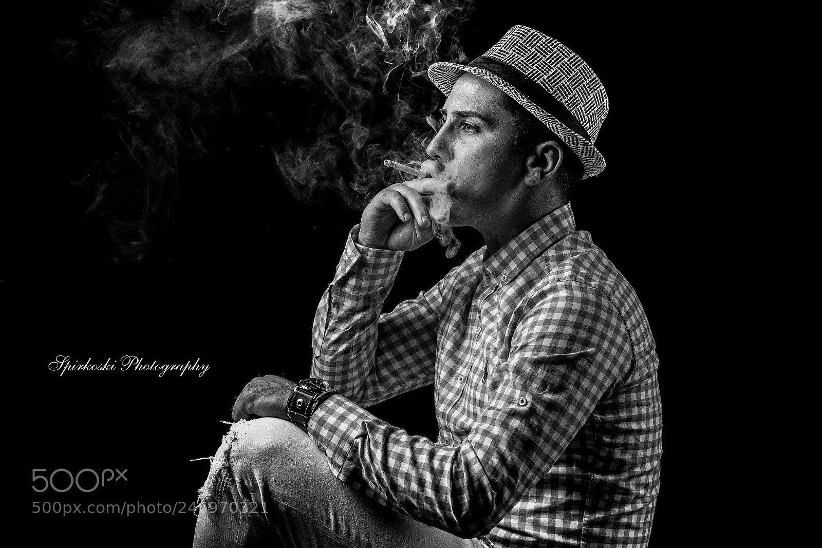 Nikon D7200 sample photo. Smoker photography