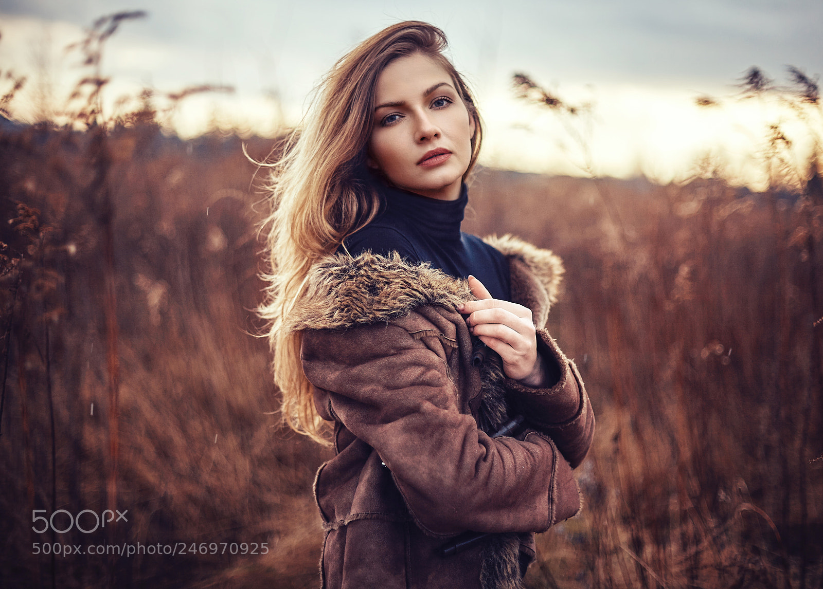 Canon EOS 5D sample photo. Natalia - winter is photography