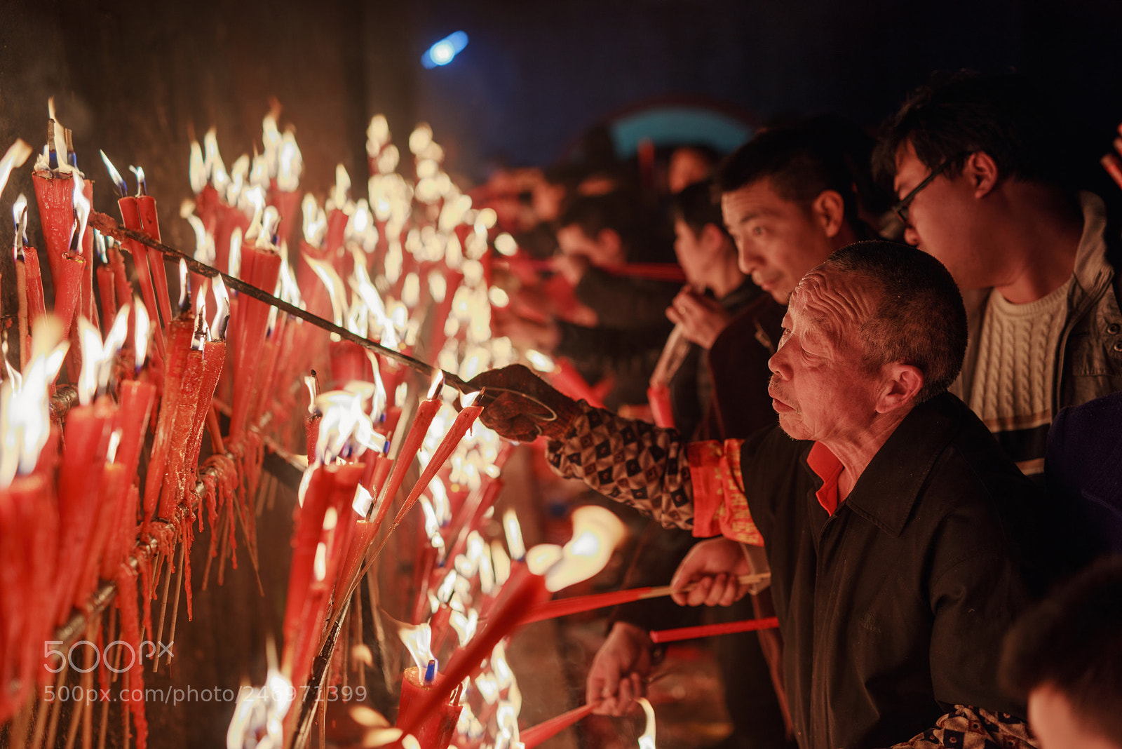 Nikon D810 sample photo. Midnight prayers of chinese photography