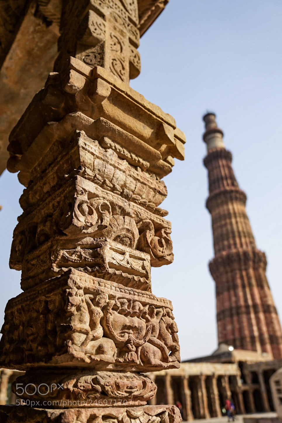 Sony a7 II sample photo. Qutb minar photography