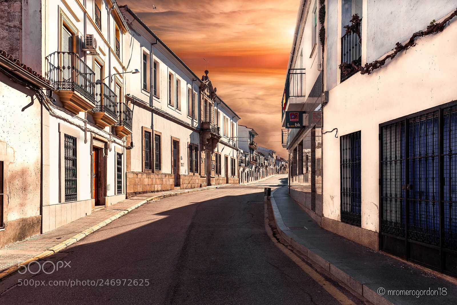 Nikon D810 sample photo. Lonely street. lonely street photography