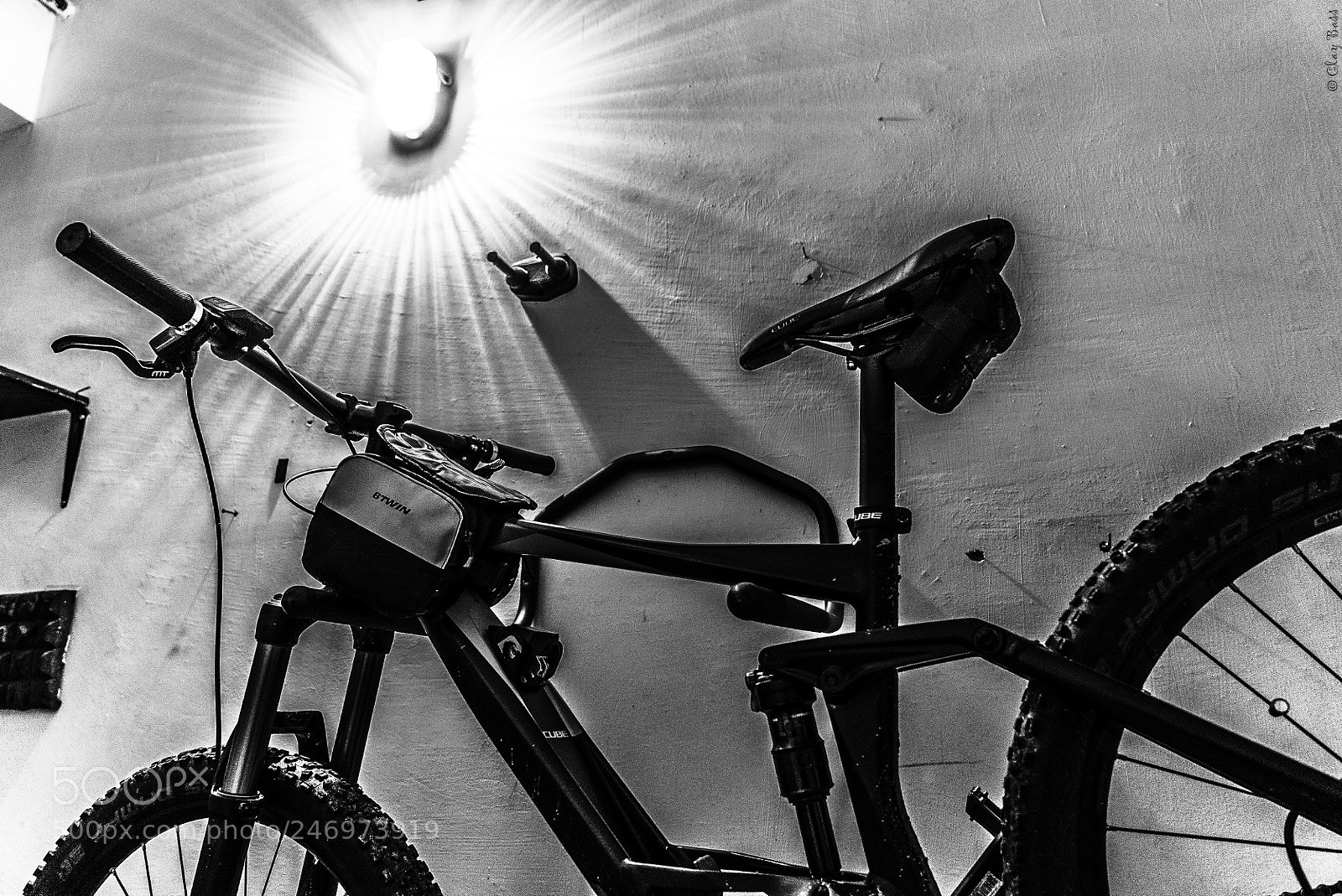 Sony a7S II sample photo. Ebike in nero photography