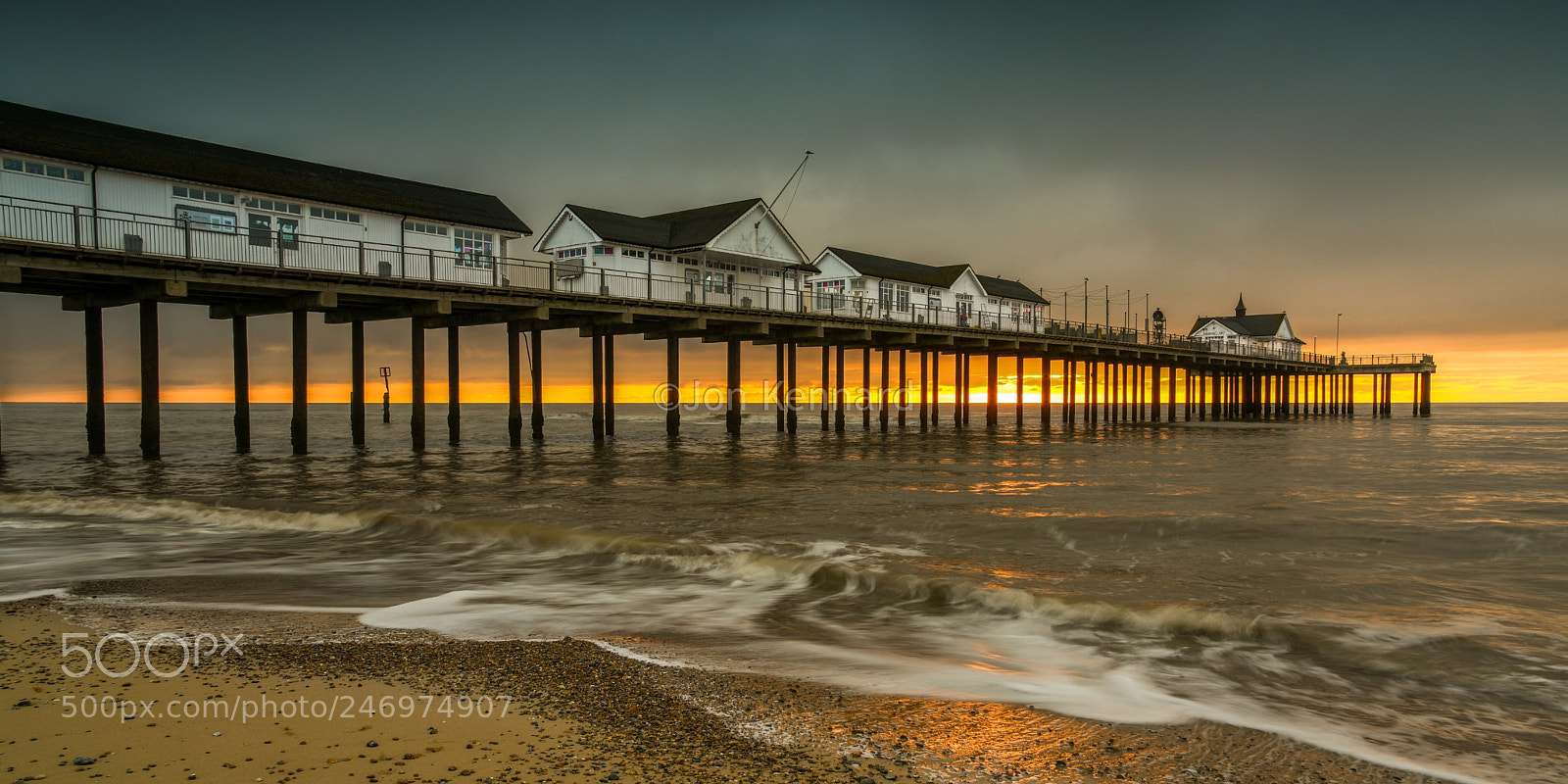 Nikon D810 sample photo. Southwold pier photography