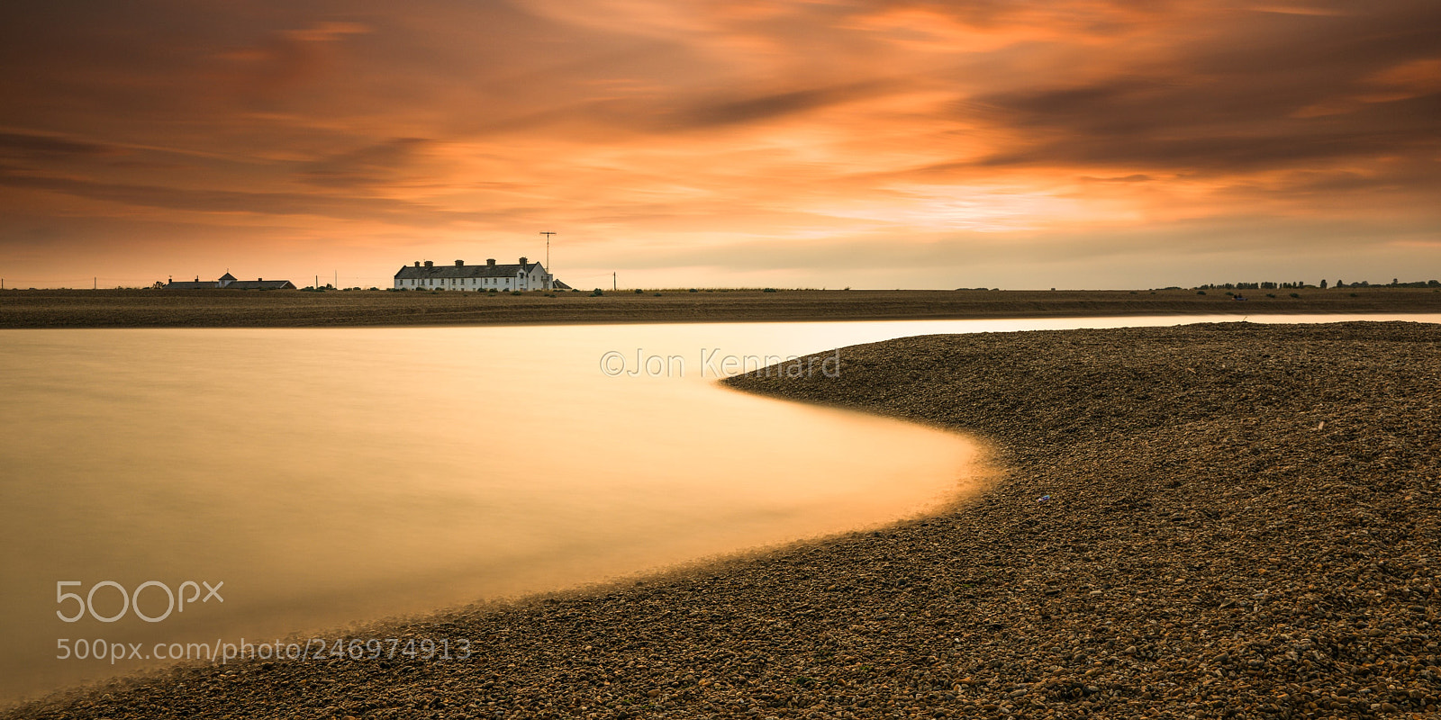 Nikon D810 sample photo. Sunset and shingle street photography