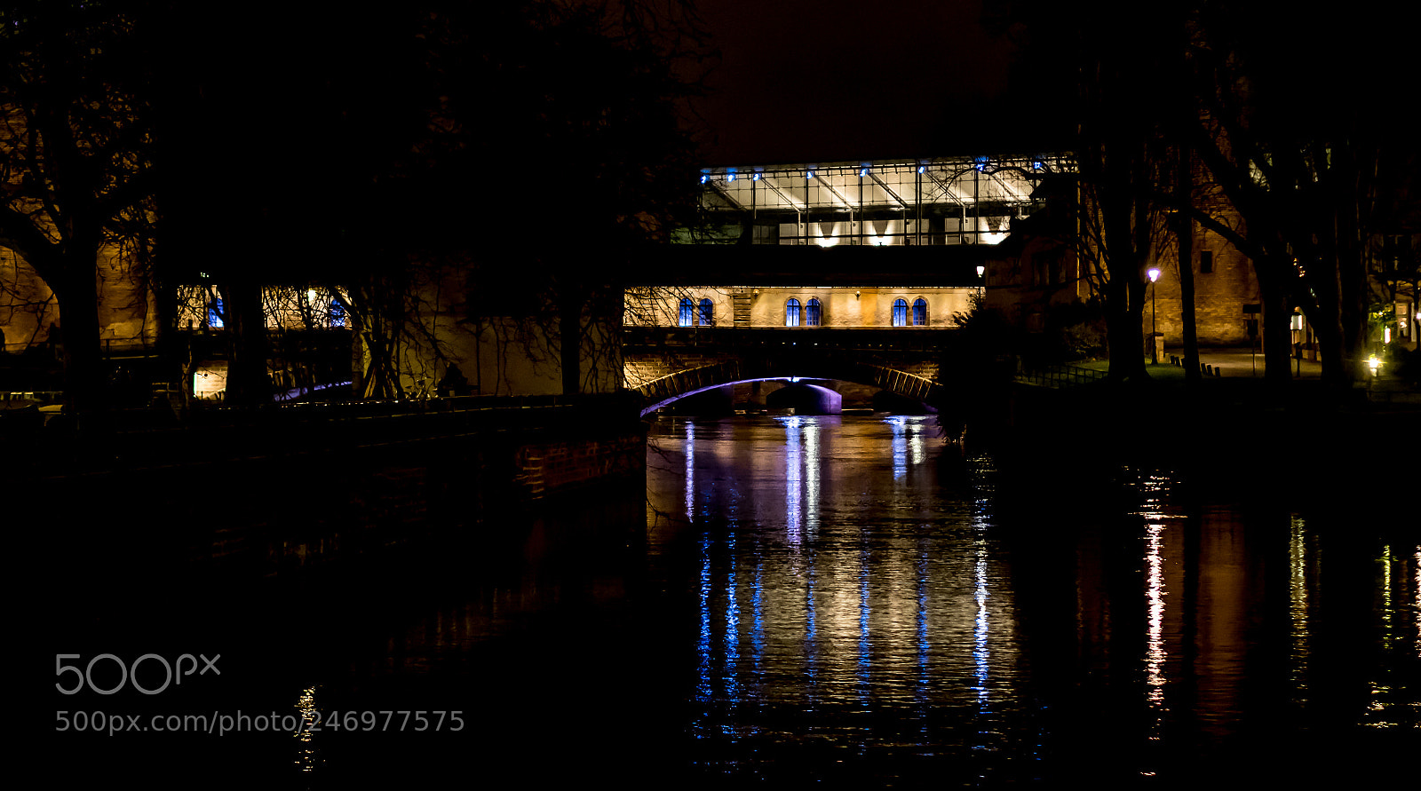 Olympus OM-D E-M1 Mark II sample photo. Strasbourg by night photography