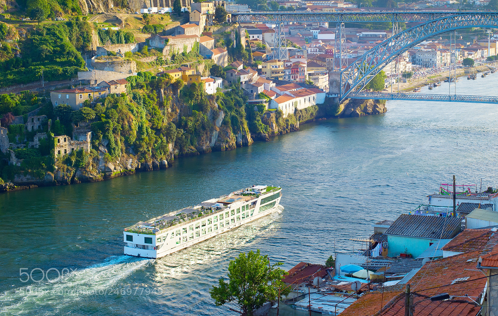 Nikon Df sample photo. Cruise ship. douro river photography