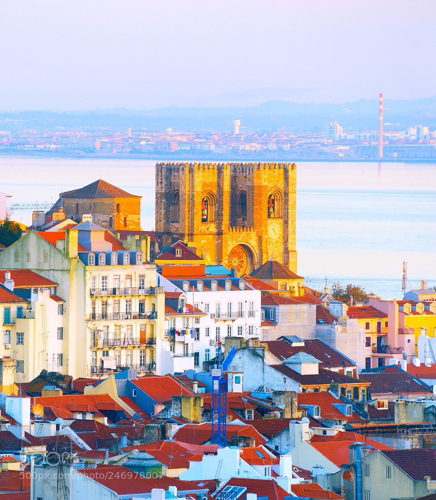 Nikon Df sample photo. Lisbon cathedral at sunset photography