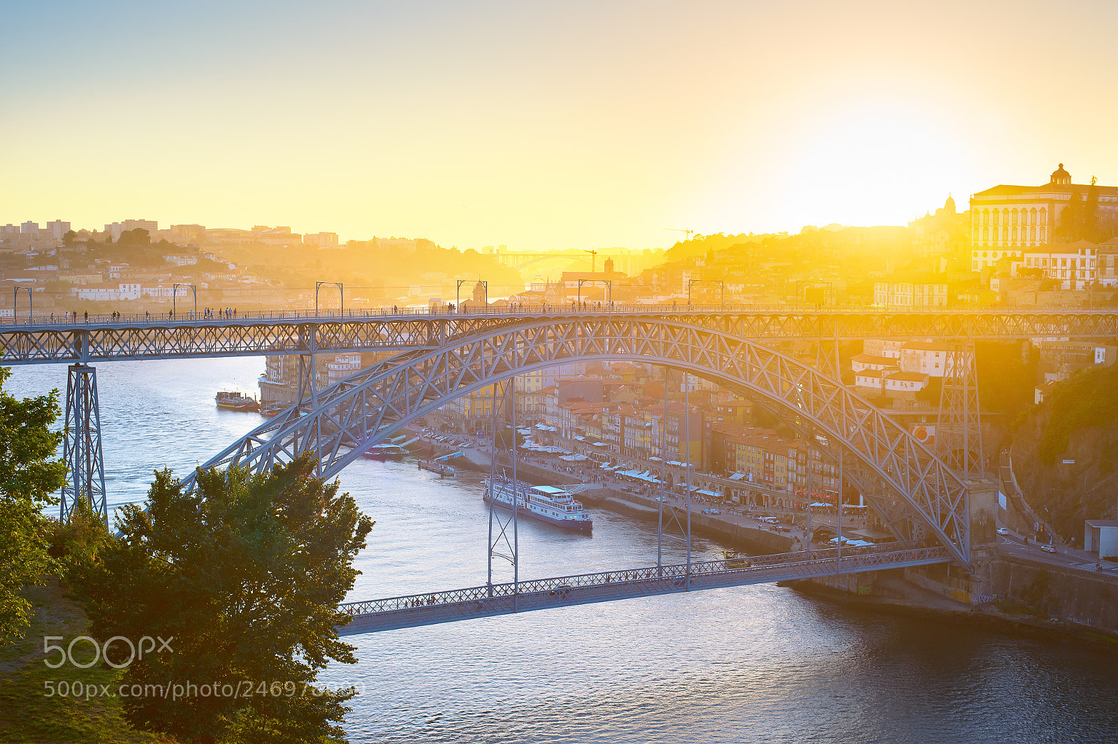 Nikon Df sample photo. Porto old town skyline photography