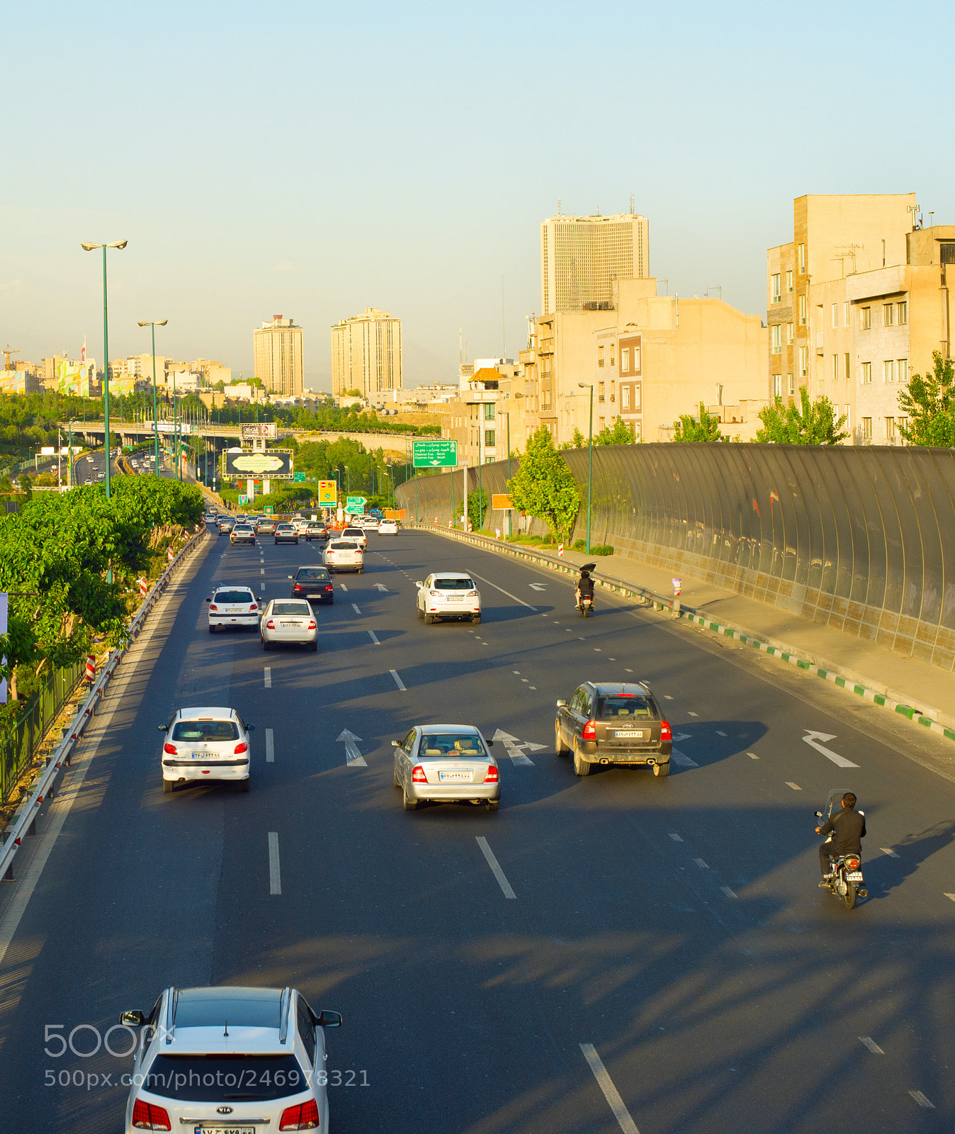 Nikon Df sample photo. Tehran road traffic. iran photography