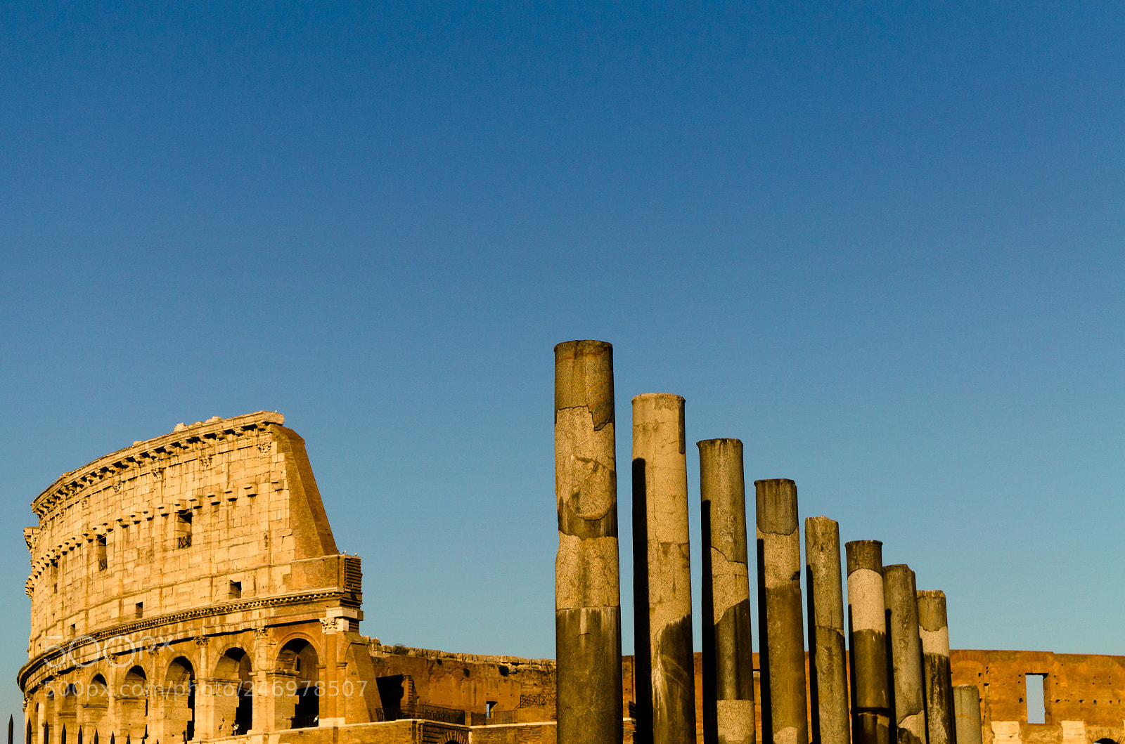 Nikon D5100 sample photo. The roman colosseum photography
