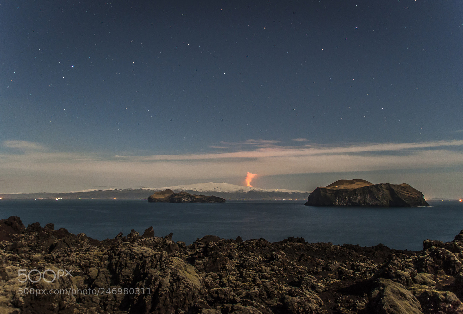 Nikon D5000 sample photo. Volcanic eruption is beginning photography
