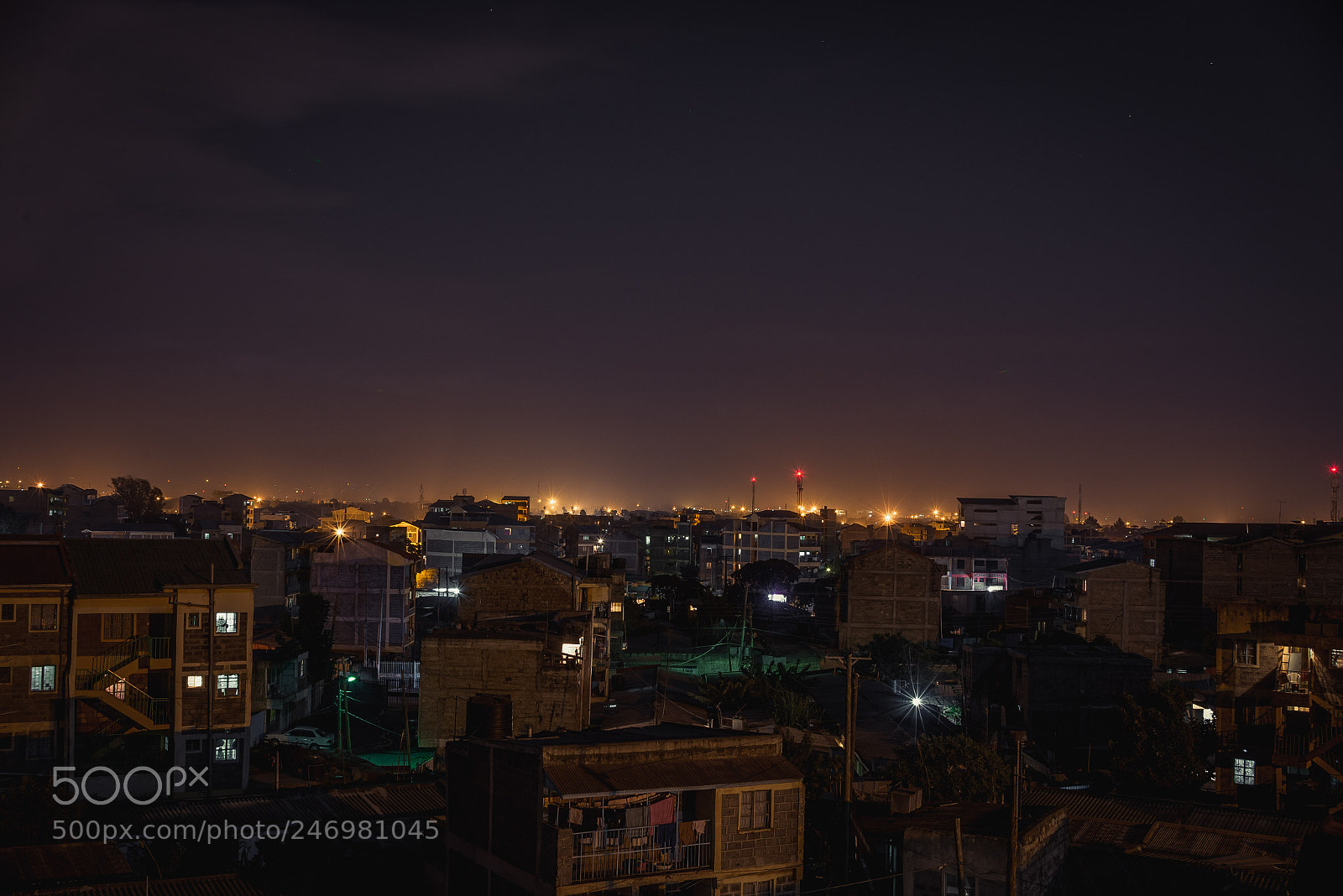 Nikon D610 sample photo. Nairobi at night photography