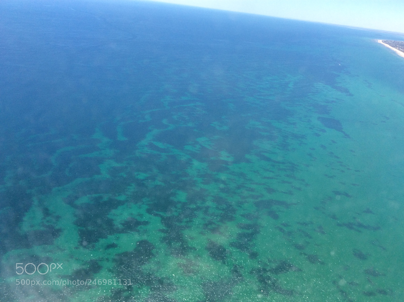 Apple iPad Air sample photo. The sea from above photography