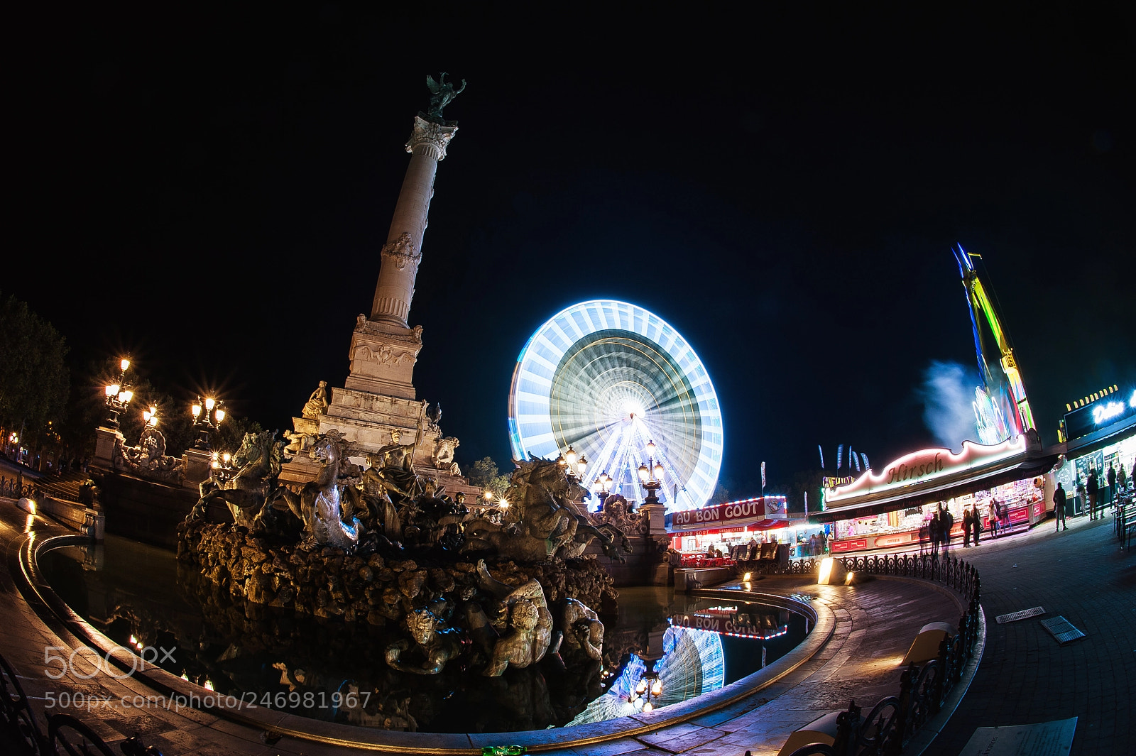 Nikon D700 sample photo. Bordeaux place des quinconces photography