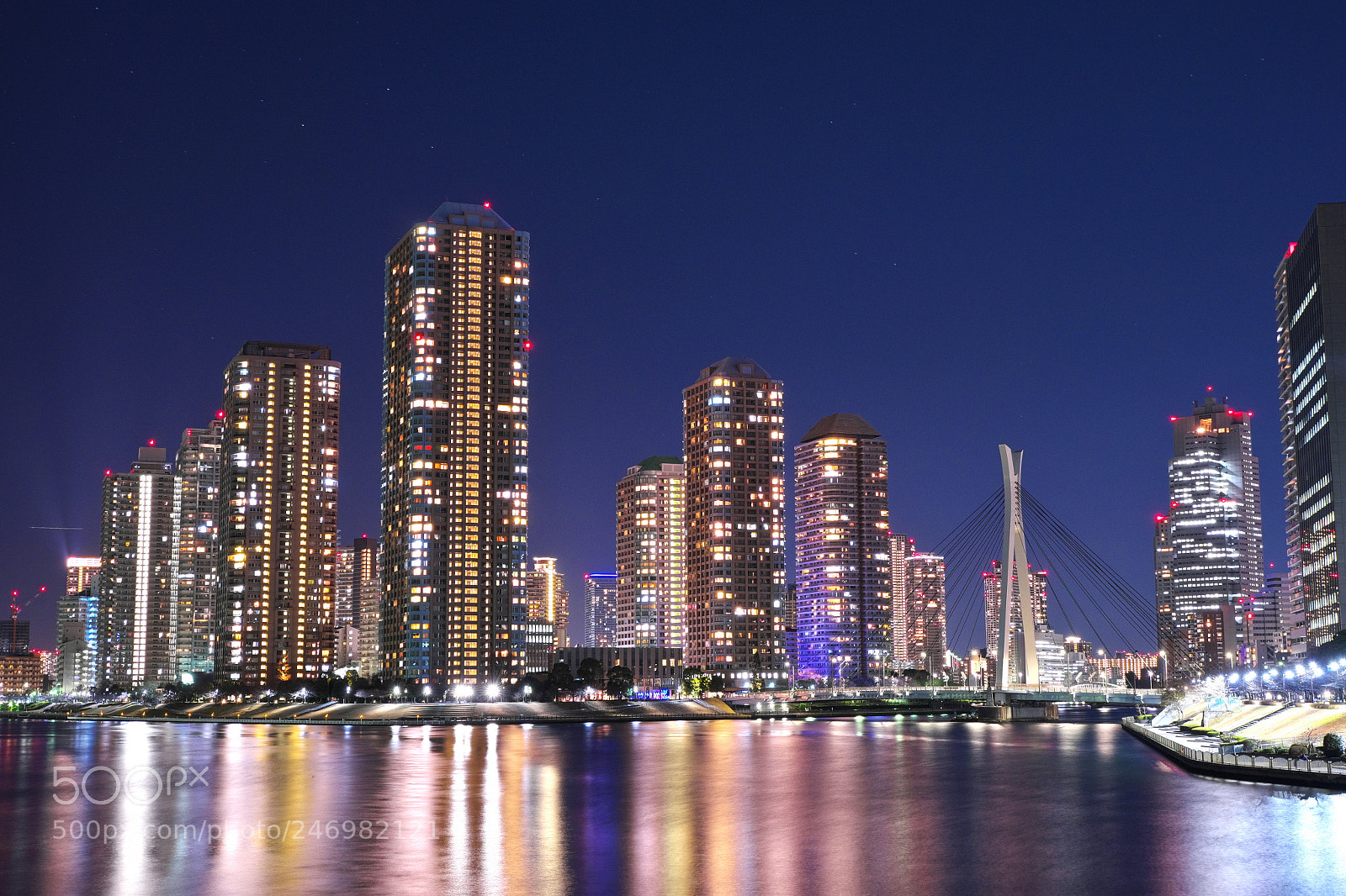 Fujifilm X-T1 sample photo. Night view at tokyo photography