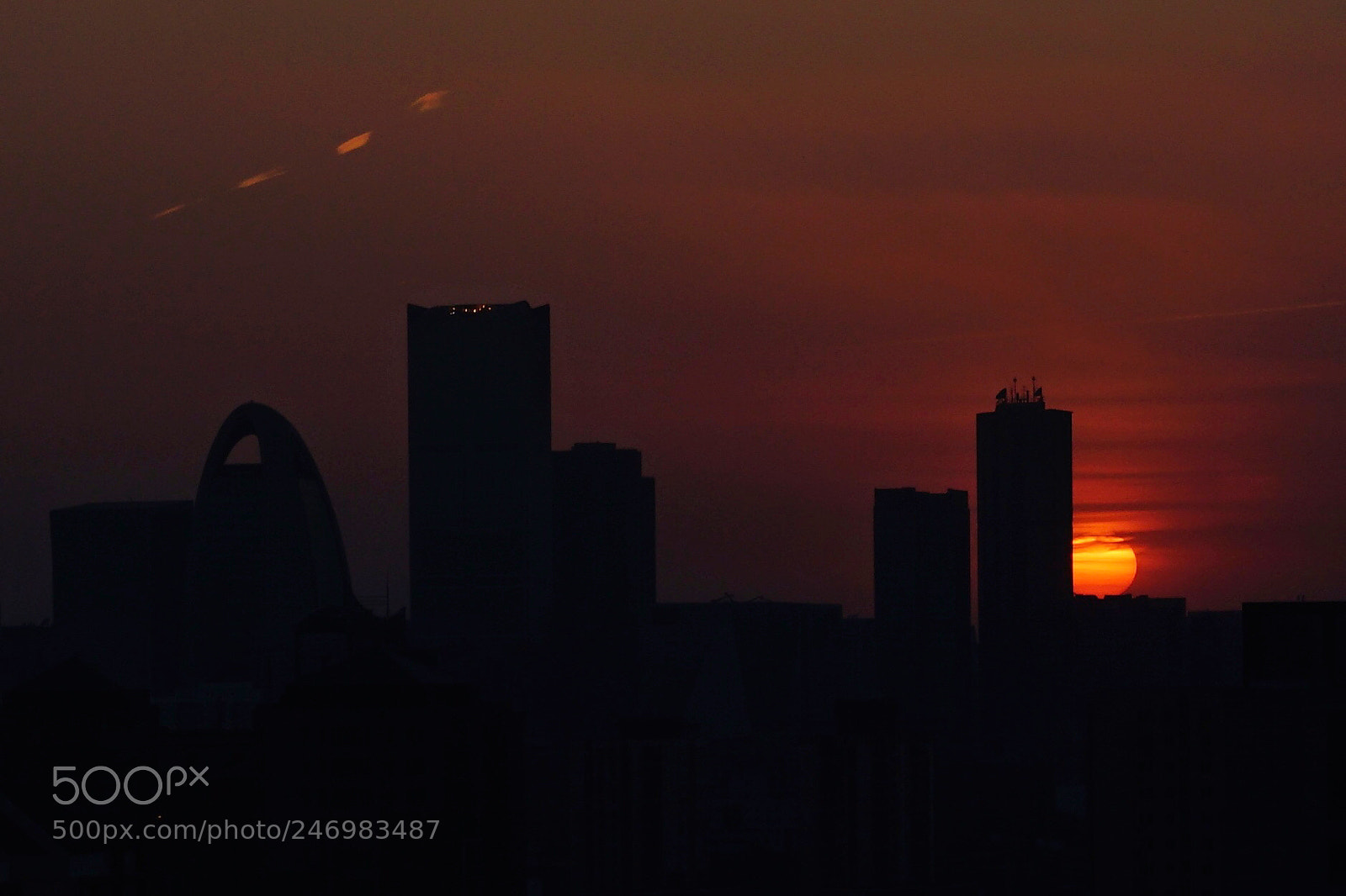 Sony a7R II sample photo. Beijing sunset photography