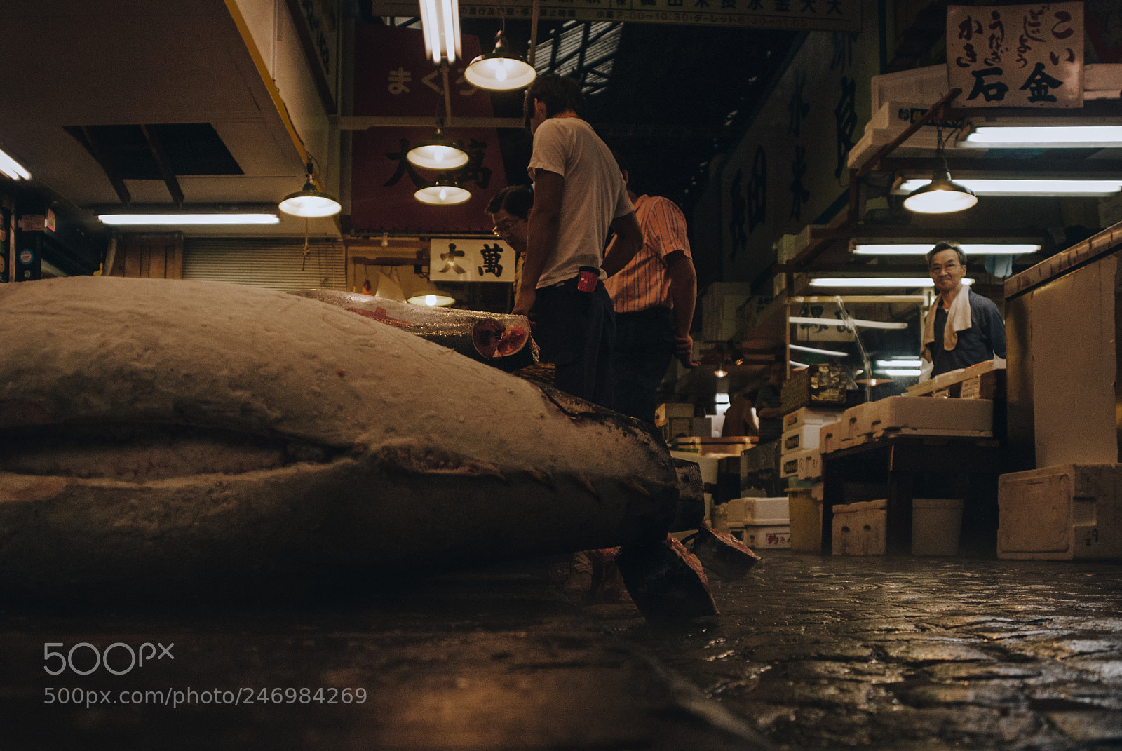 Nikon D80 sample photo. Tuna sale photography