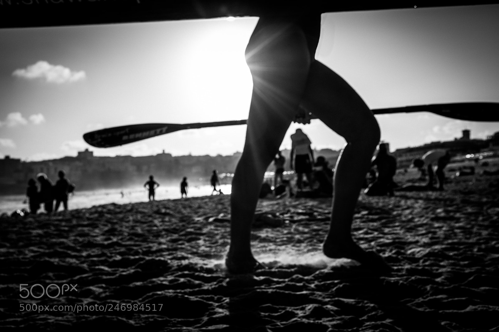 Fujifilm X100F sample photo. Bondi beach - paddle photography