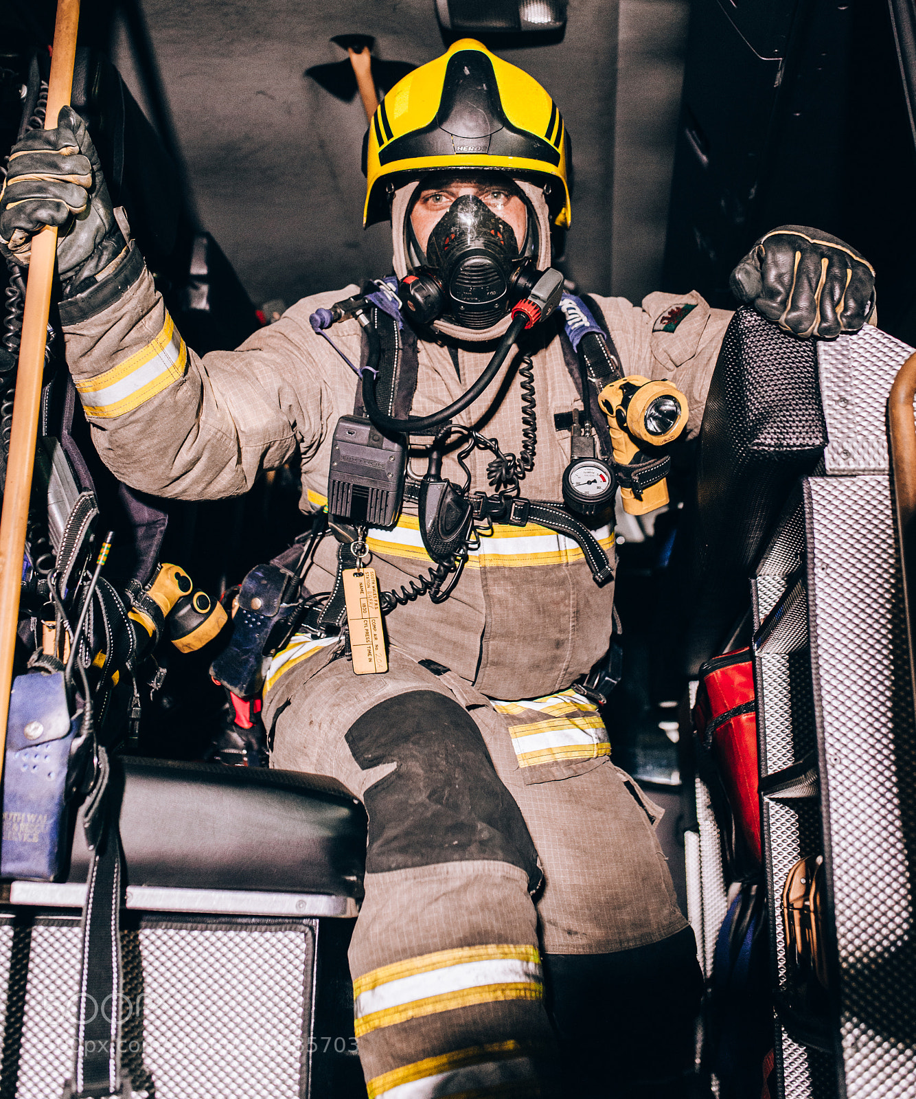 Nikon D800 sample photo. Fire fighter photography